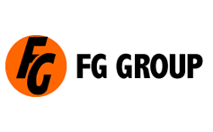 Logo de FG Group. Servicio de seguridad